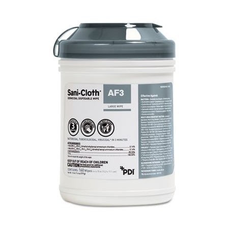 Sani Professional SaniPro, Sani-Cloth Af3 Germicidal Disposable Wipes, 6 X 6 3/4, 12 Per Carton P13872